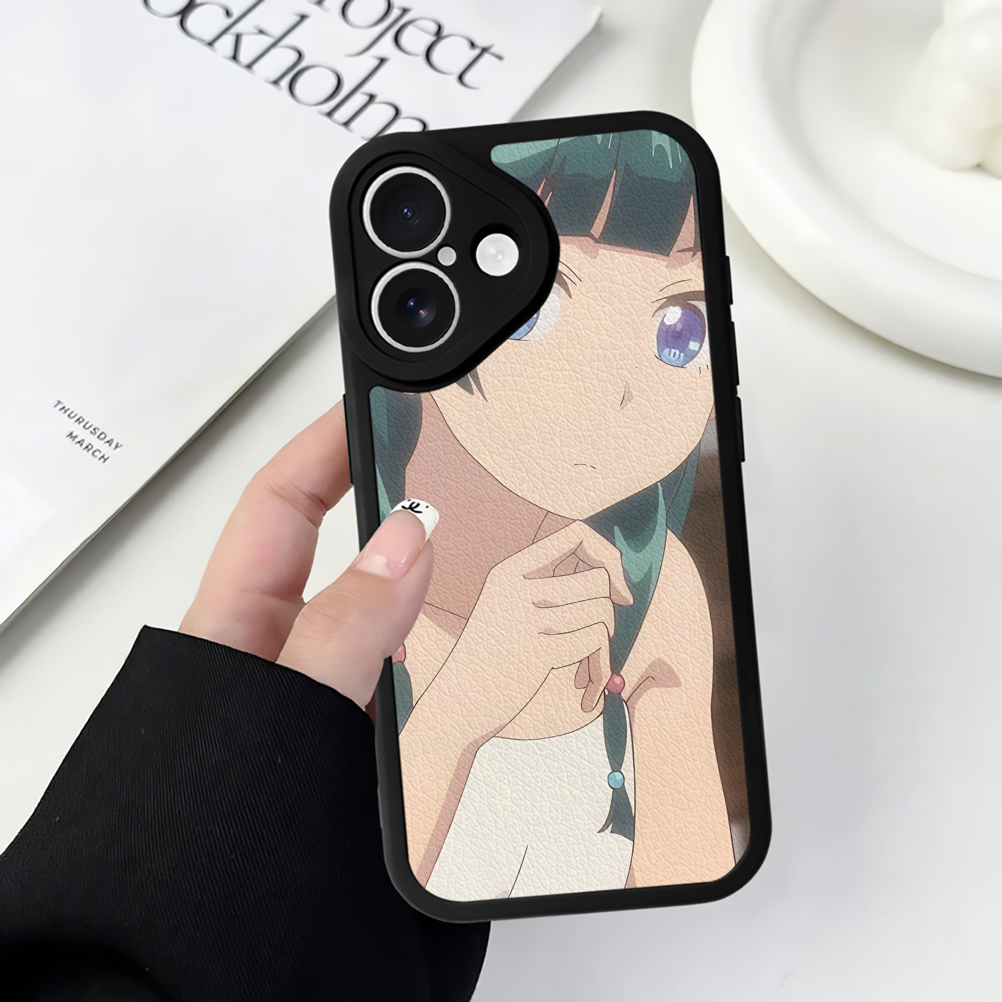 薬屋のひとりごと The Apothecary Diaries 【iPhone 16シリーズ対応】シリコンスマホケース（レザー調） 材質：シリコン